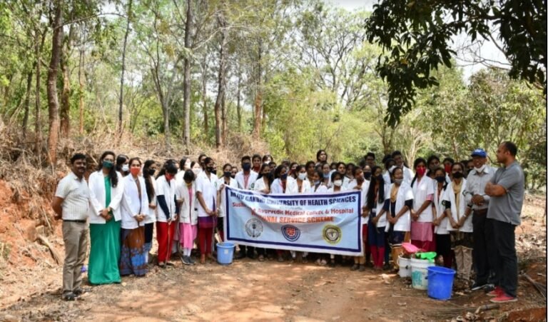 NSS cleaning campaign, S-VYASA campus, 30 March 2021