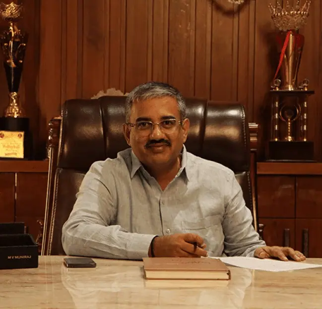Shri M. V. Muniraj, Managing Trustee, Yadalam Trust
